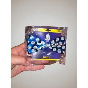 Doctor Who, Seal Of Rassilon Print All Over Navy Blue Bow tie